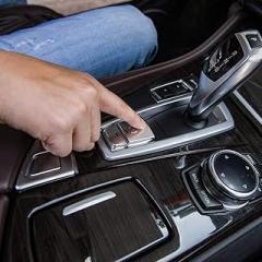 Aluminum Alloy Car Electronic Multimedia Hand-brake AUTO H Button Cover Trim for BMW F10 2011-2017,F07 2010-2017, F25 2011-2017, F26 2014-2018, F15 2014-2018, F16 2015-2018