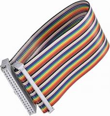 Estink GPIO Cable, 40 Pin Female to Female Rainbow Ribbon Extension Wire Adapter with Copper Core for Orange Pi Banana Pi Electronics Projects