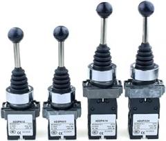 1Pc XD2PA12CR XD2PA22CR 2NO 2Position XD2PA14CR XD2PA24CR 2NO 2NC 4Position Maintained Momentary Wobble Stick Joystick Switch (Color : XD2PA22CR)