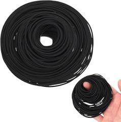 200 Pcs Recorder Rubber Belts 40-135 mm Cassette Tape Machine Repair Maintenance Mix Cassette Recorder Belts for DVD CD LD VCR Repeater Drives (1mm Width)