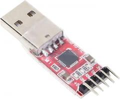 TTL Serial Converter Adapter Module with Jumper Wire, Plug and Play Function for Electronic Hobbyists and Projects