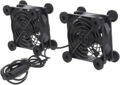 5v Usb Cooling Fan Speeds Dual Fan Radiator for Router and Electronics Efficient Heat Dissipation for Use