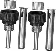 NUOBESTY 6pcs Stainless Steel Soldering Iron Sleeves for Electronic Enthusiasts Replacement Welding Handle Accessories Compatible with Various Models