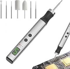 Cordless Engraving Pen - 5 Speed Adjustable Carving Tool, Engraving Pen for Wood Stone Metal Glass Nails Ceramic Electronic Projects, Craft DIY Tool for Women Men Beginners Hobbyists Art Enthusiasts