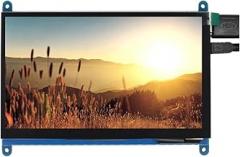 7 Inch 1024 * 600 IPS Capacitive Touch Panel LCD Module Screen Display for Raspbeiry Pi 3 B+/4b New 2026 High for Reliable Electronic Component, Precision, Stable Performance