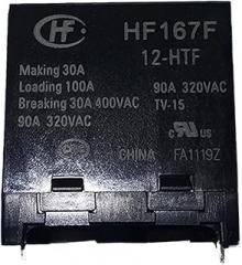 Electronic Parts Solid State Relay HF167F/6-9-12-24-HTF one Normally Open 4 feet 90A320V AC Solar Relay Original) (Size : HF167F/12-HTF)