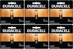Duracell 28L 6V Photo Electronic Battery (Value Pack of 6)