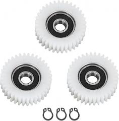 plplaaoo 3PCS Nylon Professional 36 Tooth E Bikes Motor Gear Clutch Equipment Tool Accessory Electric Bicycles Gear Clutch Kit Electronic Motor Gear Professional Accessory for Electrical