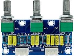 XH-M802 Amplifier Board High and Low Voltage Mixer Tone Board Volume Control Subwoofer PCB Adjustment Amplificador New 2026 High for Reliable Electronic Component, Precision, Stable Performance