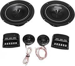 6.5-Inch 2-Way Front Door Speaker Set, 12V DC, 160W Max 40W RMS for Professional Audio Upgrade