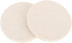 Ciieeo 2pcs Wool Felt Polishing Pad Flocking Polisher Disc for Rotary Tools High-Density Buffing Wheel for Grinding and Polishing Molds Electronics and Medical Equipment