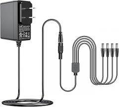 AC Adapter Compatible with Lemax Lighted Accessory 4.5V # 74707 74295 84428 44242 94565 94566 94527 94563 94564 44241 64517 74269 74274 Christmas Village Spooky Town 4.5VDC 5V DC Power Supply