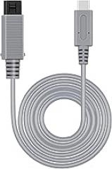 Mcbazel 2 Meters Type C Power Chager Cable Charging Cord for Wii Only - Gray (NOT for Wii U)