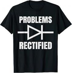 Techie puns and nerd fun Electronics engineer & technician funny pun - Diode symbol T-Shirt