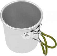 Milisten Collapsible Camping Cup Aluminum Water Cup Outdoor Camping Mug Multi-function