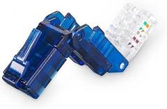 RJ45 Cat6 UTP Field Connector Modular Crimp Design Compatible with Cat.5e/6 24AWG-26AWG Installation Cable