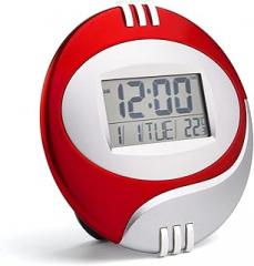 Temperature Display Digital Wall Electronic Clock LCD Moderne Calendar LED Bracket Watch Mute of Home Office Decoration