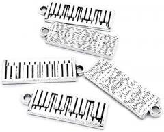 Antique Silver Plated Jewelry Making Charms Findings Crafting Suppliers F7ID4 Electronic Organ