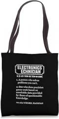Funny Electronics Technician Dictionary Definition Electronics Technician Funny Definition Tote Bag