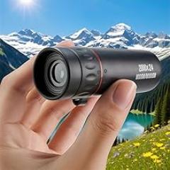24X Monocular Telescope, High Power Prism Compact Monoculars, HD Monocular Scope for Hiking Concert Travelling