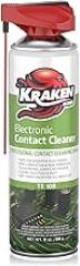 KRAKEN BOND Electronic Contact Cleaner Spray – (1X11 Oz) – Fast-Drying, Residue-Free, Non-Conductive Cleaner for Sensitive Electronics, Automotive, Circuit Boards & Connectors – 1 Pack
