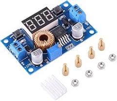 Fafeicy Bucking Converter Adjustable Voltage Regulator Voltage Reduction Module 5A 4.0V to 38V for Electronic Equipment Power Supply Reduction 1pc