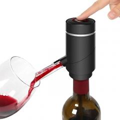 Electric Wine Aerator Pourer Electronic Wine Dispenser Electric Quick Decanter Pourer (Black)