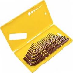 9pcs Hexagon Wrench Alloy Steel Repairing Spanner Handle for Automotive Electronics and Diy