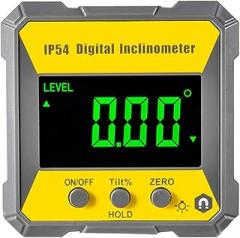 Digital Protractor LCD Display Electronic Digital Angles Finder Protractor Inclinometer Base IP54