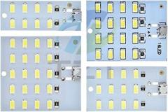 1 3 Pcs 5730 5V 430mA 470mA White Mirco USpB 5730 LED Lighting Panel USpB Mobile Light Emergency Light Night Light New 2026 High for Reliable Electronic Component, Precision, Stable Performance