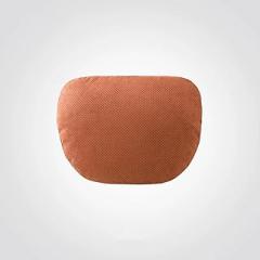Car Headrest and Lumbar Support Set for Nissan Pulsar Patrol Livina Pathfinder Magnite Terra Rouge Sentra Titan NAVARA Comfortable Soft Cushion,Suitable for All Seasons,Headrest-Orange