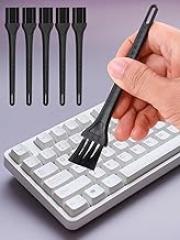 5Pcs Mini Keyboard Cleaning Brushes for Computer Keyboard Motherboard Camera Small Space, PP Handle Nylon Anti Static Electronic Dust Cleaning Brush