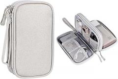 Travel and Office Electronics Organizer for Phone, Hard Drive and Cables