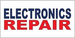 Electronic​s Repair Blue Red Decal Sticker Retail Store Sign Sticks to Any Surface