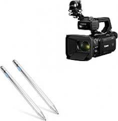 BoxWave Stylus Pen Compatible with Canon XA75 - AccuPoint Active Stylus (2-Pack), Electronic Stylus with Ultra Fine Tip - Metallic Silver