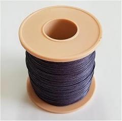 0.7mm Waterproof Ramie Wax Thread 200m/roll Leather Sewing Handmade Accessories DIY (Color : Dark perple)