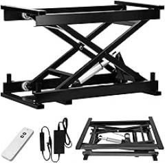 Electric Scissor Lift Table, Dining Table Coffee Table Lift, Working Platform Computer Desk Electronic Scissor Lift with Remote Control, 50KG Weight Capacity