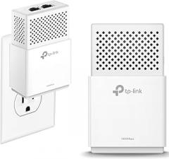 TP-Link AV1000 2-Ports Gigabit Powerline ethernet Adapter kit, Powerline speeds up to 1000 Mbps (TL-PA7020 KIT_V2)