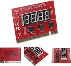 Computer Analysis PCI Post Card Motherboard LED 4-Digit Diagnostic Test PC Analyzer Network Repair Tool Kit New 2026 High for Reliable Electronic Component, Precision, Stable Performance