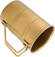 Milisten Industrial Style Retro Stainless Steel Mug for Beer and Coffee Vintage Design Lightweight for Camping and Outdoor Use Party Water Mug