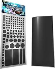 LightDims Original Strength Light Dimmer LED Covers (2 Sheets) Shapes & Uncut Sheet for Electronics & Appliances & More. Professional Retail Packaging