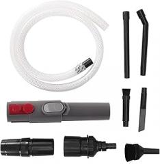 9 Piece Universal Vacuum Cleaner Attachment Kit, Micro Cleaning Tools for Cars, Sewing Machines, Electronics, Compact Dust Brush Set, Compatible with DC35 DC45 DC58 DC59 DC62 V6