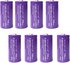 【8 Pack】 Compact Rechargeable Bulk for Small Electronics (16x34mm)