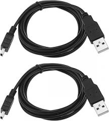 ECSiNG 2pcs USB Charger Cord Calculators USB Charging Cable Data Cable Compatible with Texas TI-84 Plus CE TI Nspire CX CAS Graphing Calculator USB Cable Replacement