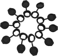 10pcs Door Lock Cover Rubber Keyhole Protector Dust and Rainproof Caps for Cam Locks to Extend