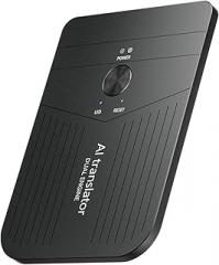 AI Multilingual Electronic Dictionary BT5.0 Ultra-Thin Real-Time Translator 138 Languages, Portable Interpretation Tool for Travelers & Learners