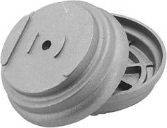 for 2PC Stainless Steel Grass Cover Guard Blade Base for Electric Lawn Mower, Compatible with Grass Trimmers and Brush Cutters, Silver 6.5 x 2 x 5cm Garden Power