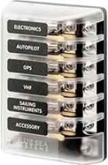 Blue Sea 5015 ST Glass Fuse Block w/Negative Bus consumer electronics