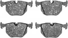 KarParts360 For BMW 740i 1997 98 99 00 2001 Disc Brake Pads | Electronic Pad Wear Sensor | 4.80 Inches Inner Pad Width | 2.29 Inches Inner/Outer Pad Height | 0.64 Inches Inner Pad Overall Thickness