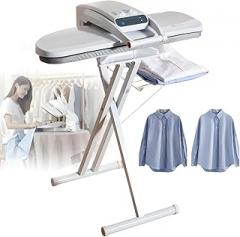 Electronic Steam Iron Press with Stand,1800W Heavy Duty Professional Large Steam Ironing Machine, Steam Press 800 * 310mm Area & 50Kg Pressure,5 Fabric Settings,for Home Business